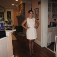 ready to go in my white dress!